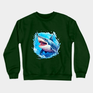 Shark the terror of the seas Crewneck Sweatshirt